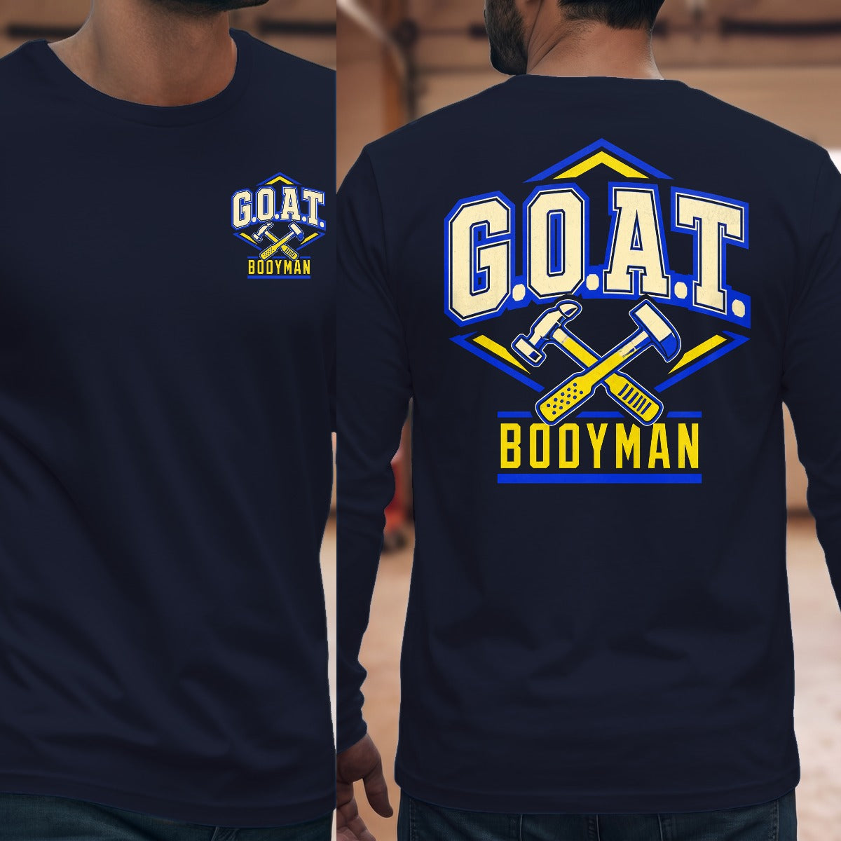 Navy | Front & Back