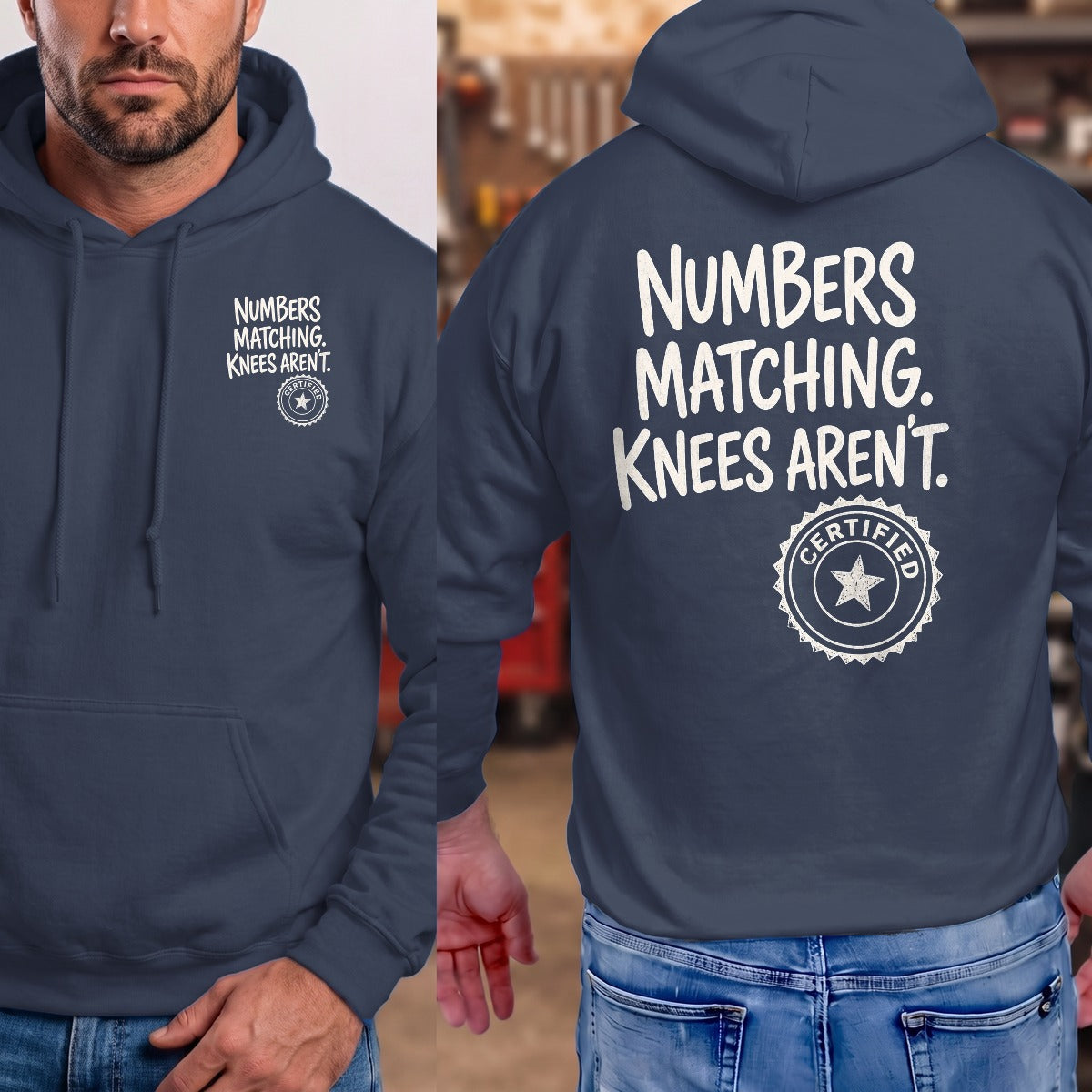 Navy | Front & Back