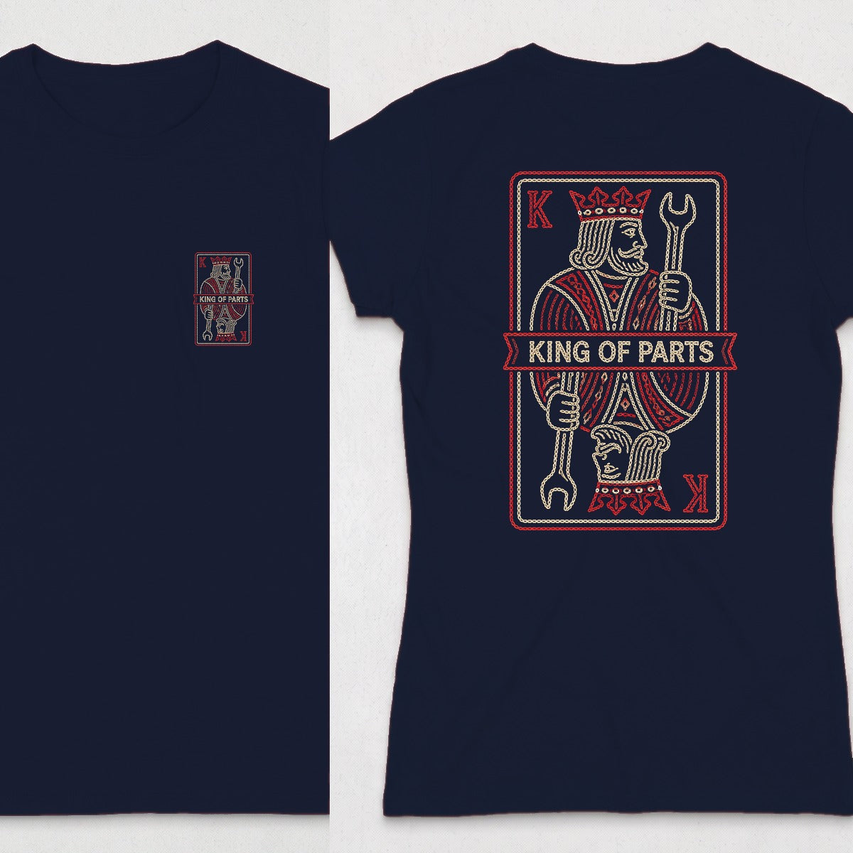 Navy | Front & Back