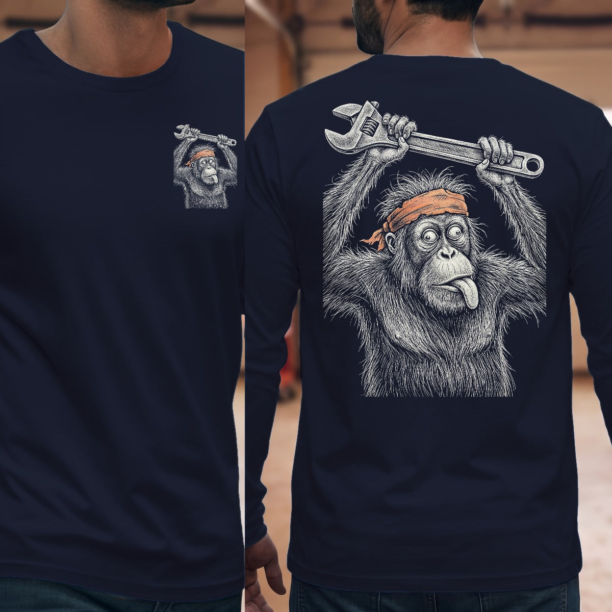 Navy | Front & Back