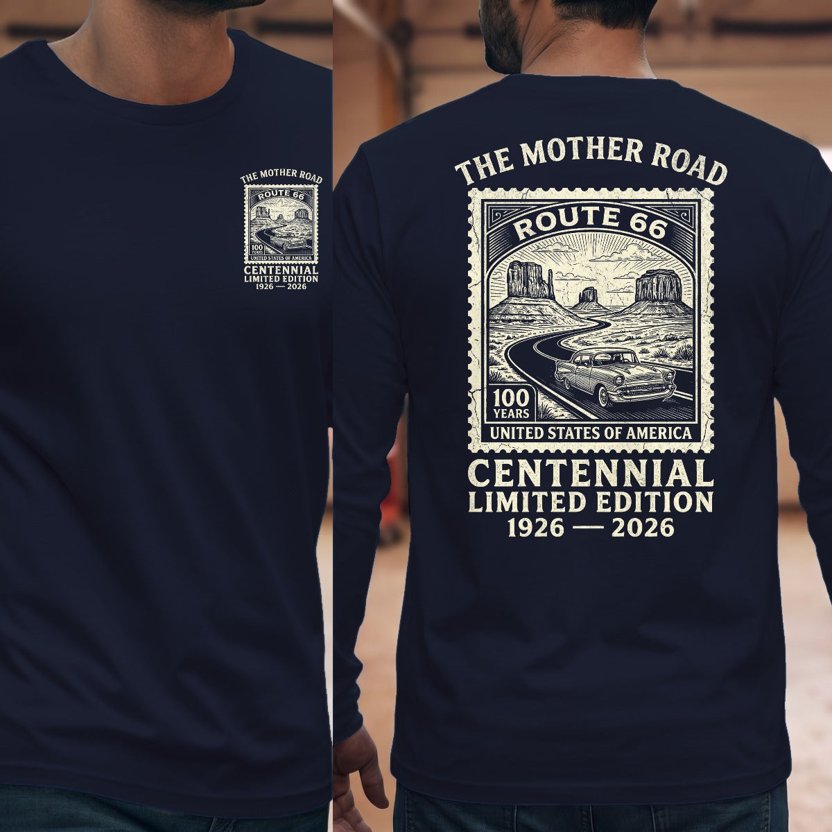 Navy | Front & Back