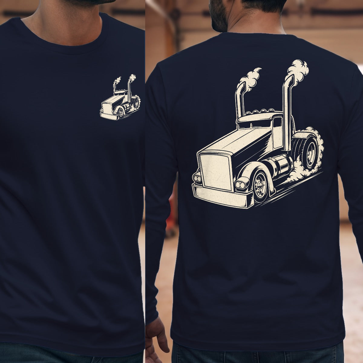 Navy | Front & Back