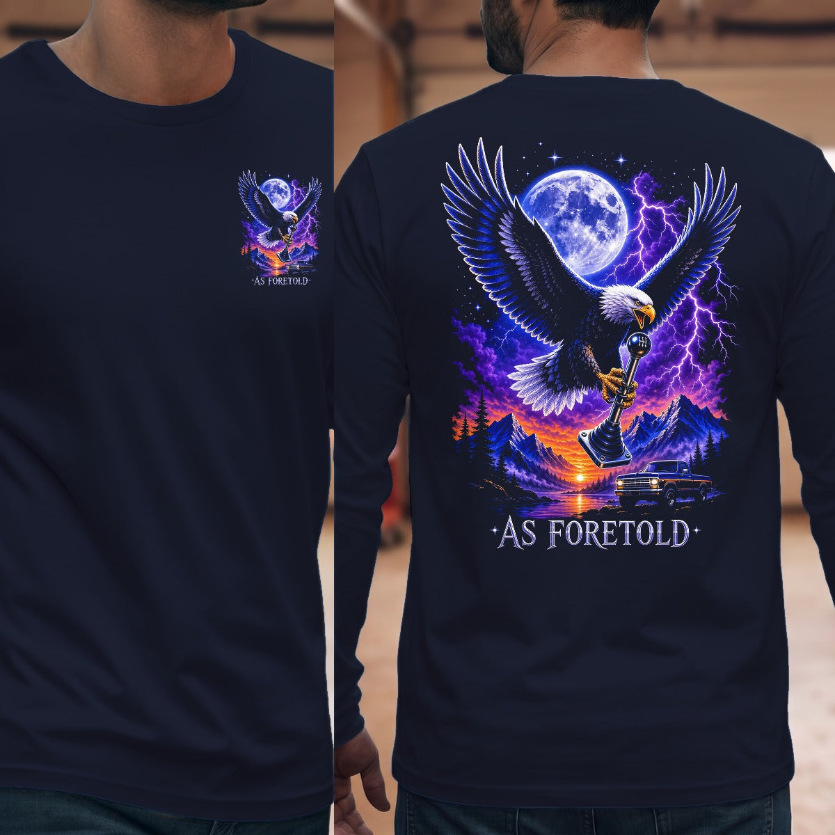 Navy | Front & Back