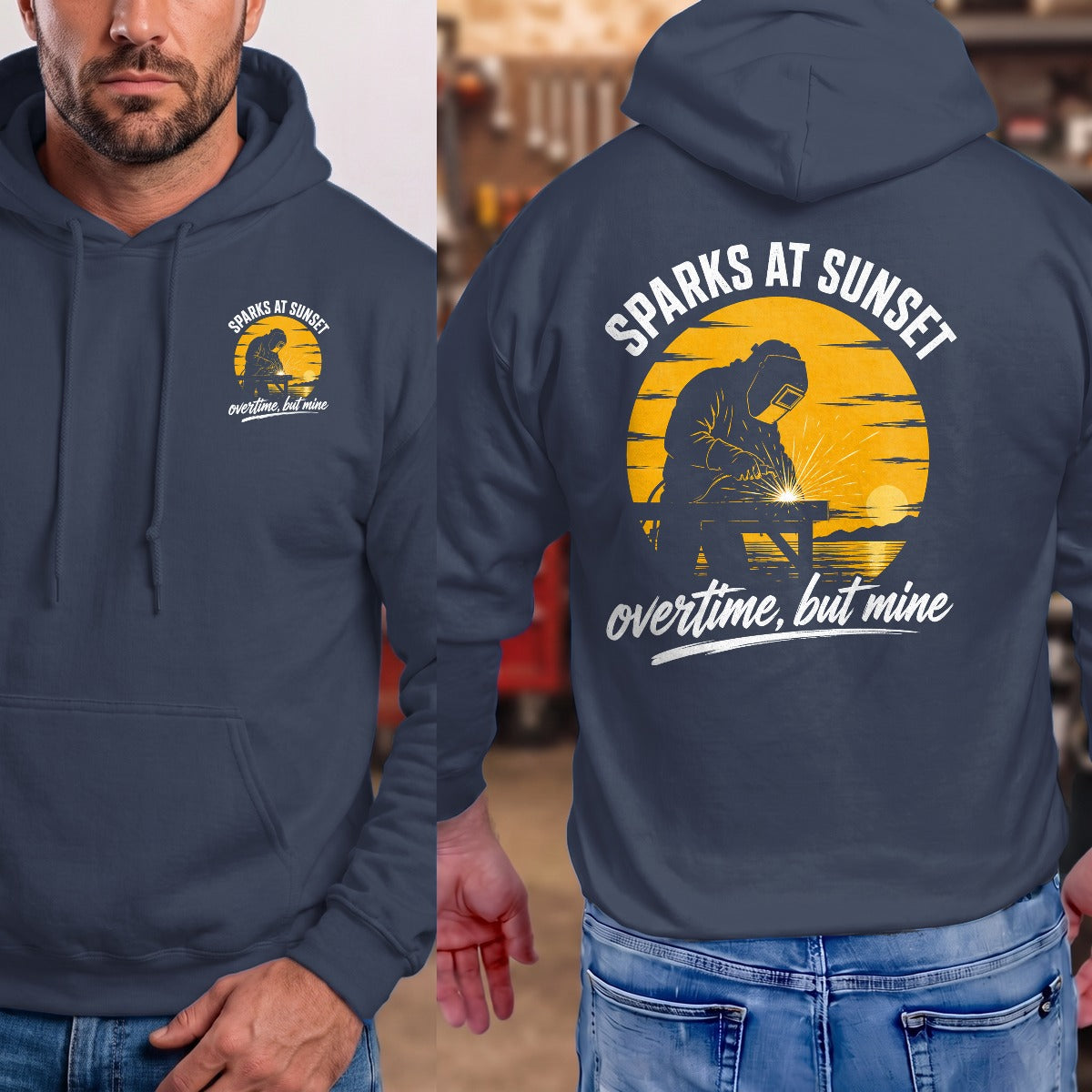 Navy | Front & Back
