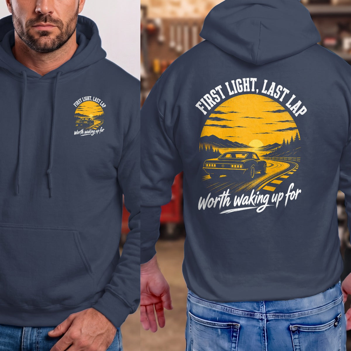 Navy | Front & Back