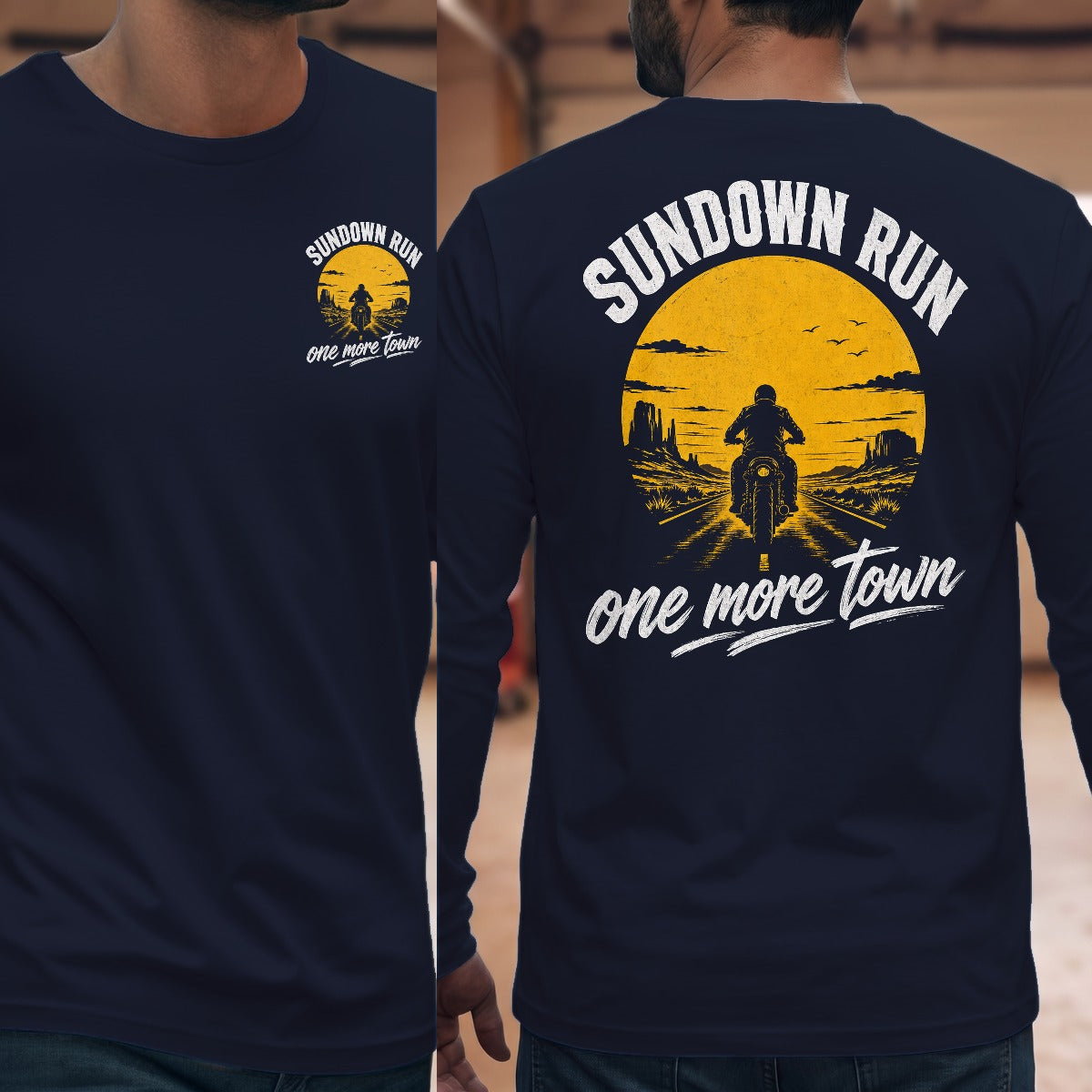 Navy | Front & Back