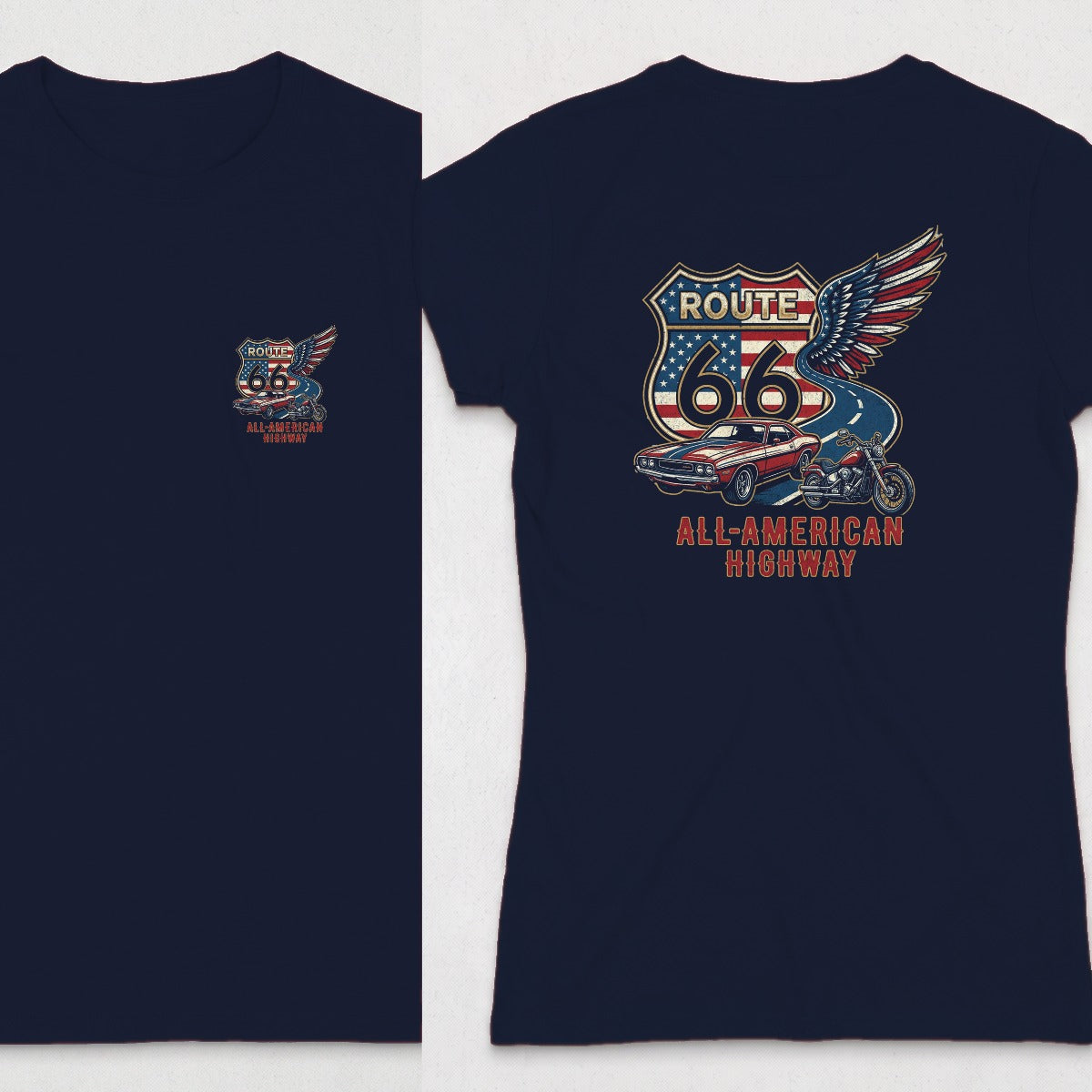 Navy | Front & Back