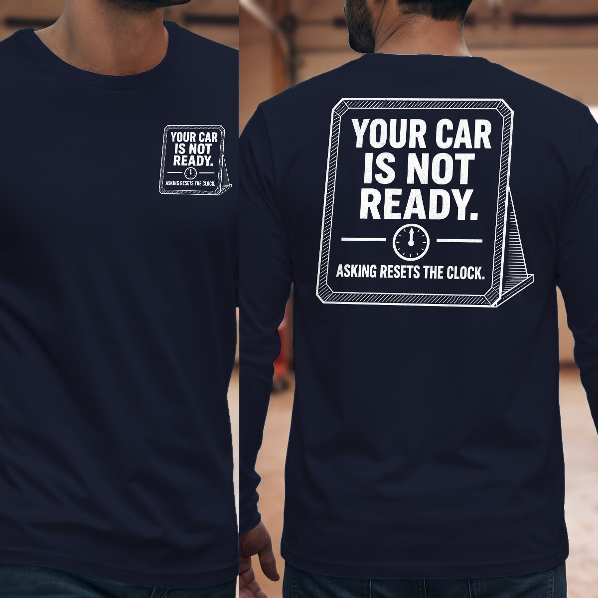 Navy | Front & Back
