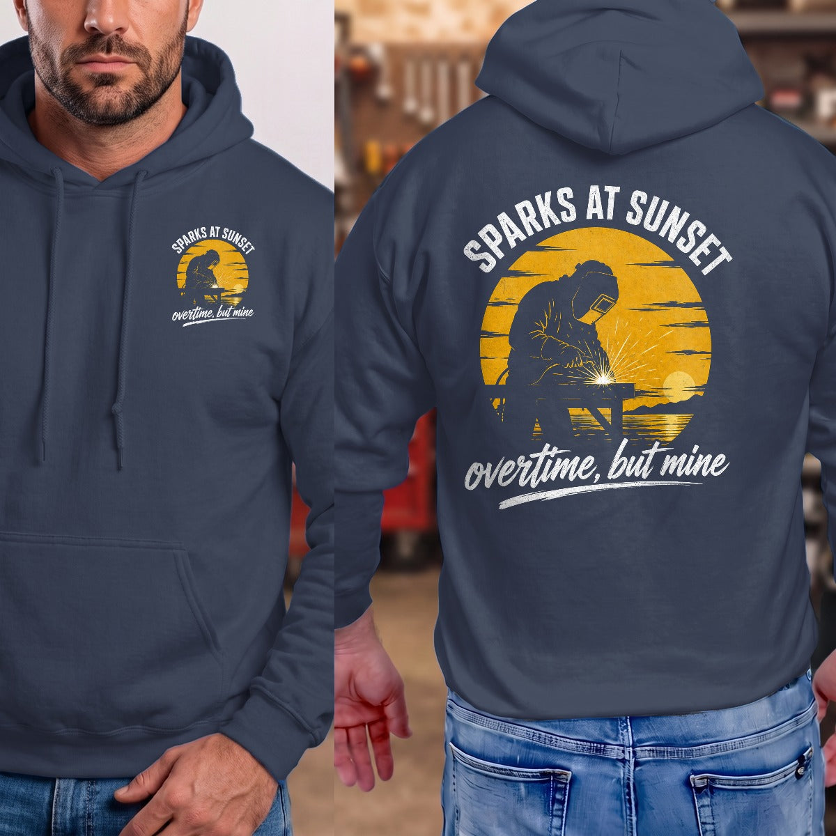 Navy | Front & Back