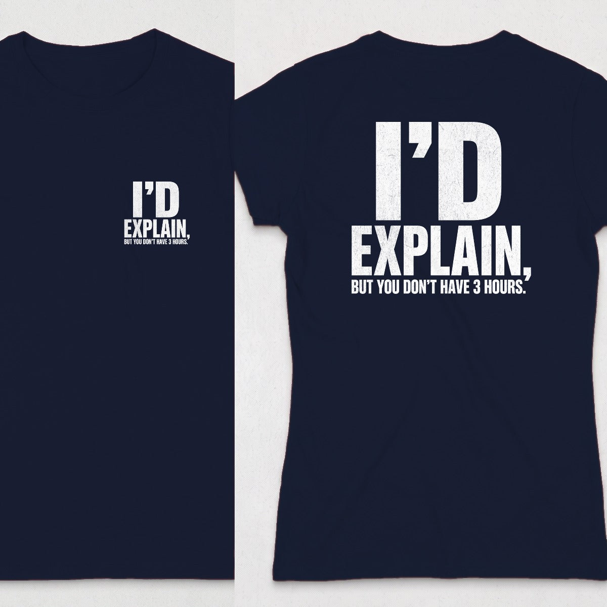 Navy | Front & Back