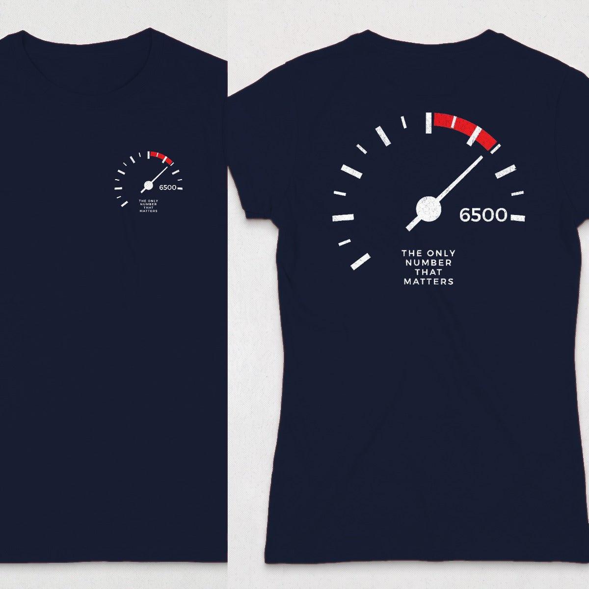 Navy | Left Chest + Back