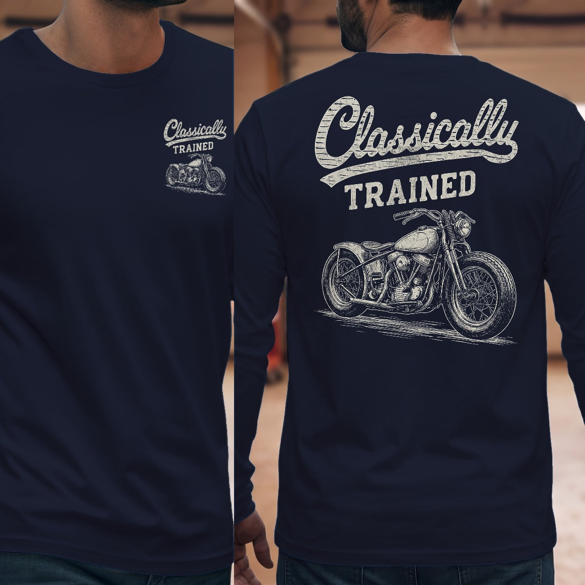 Navy | Front & Back