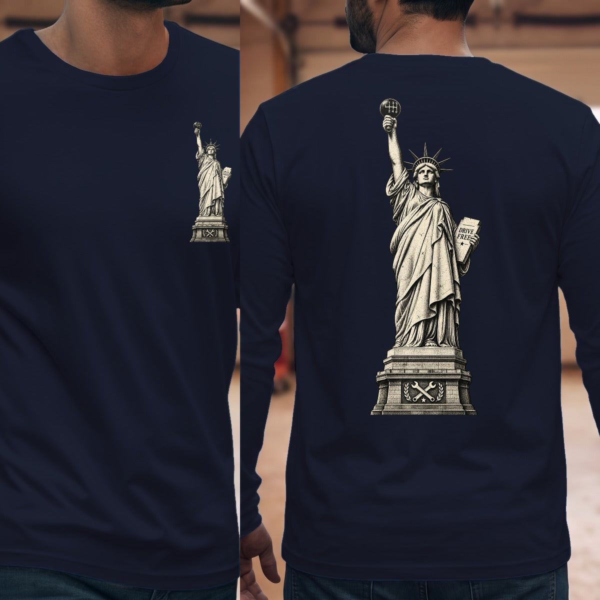 Navy | Front & Back