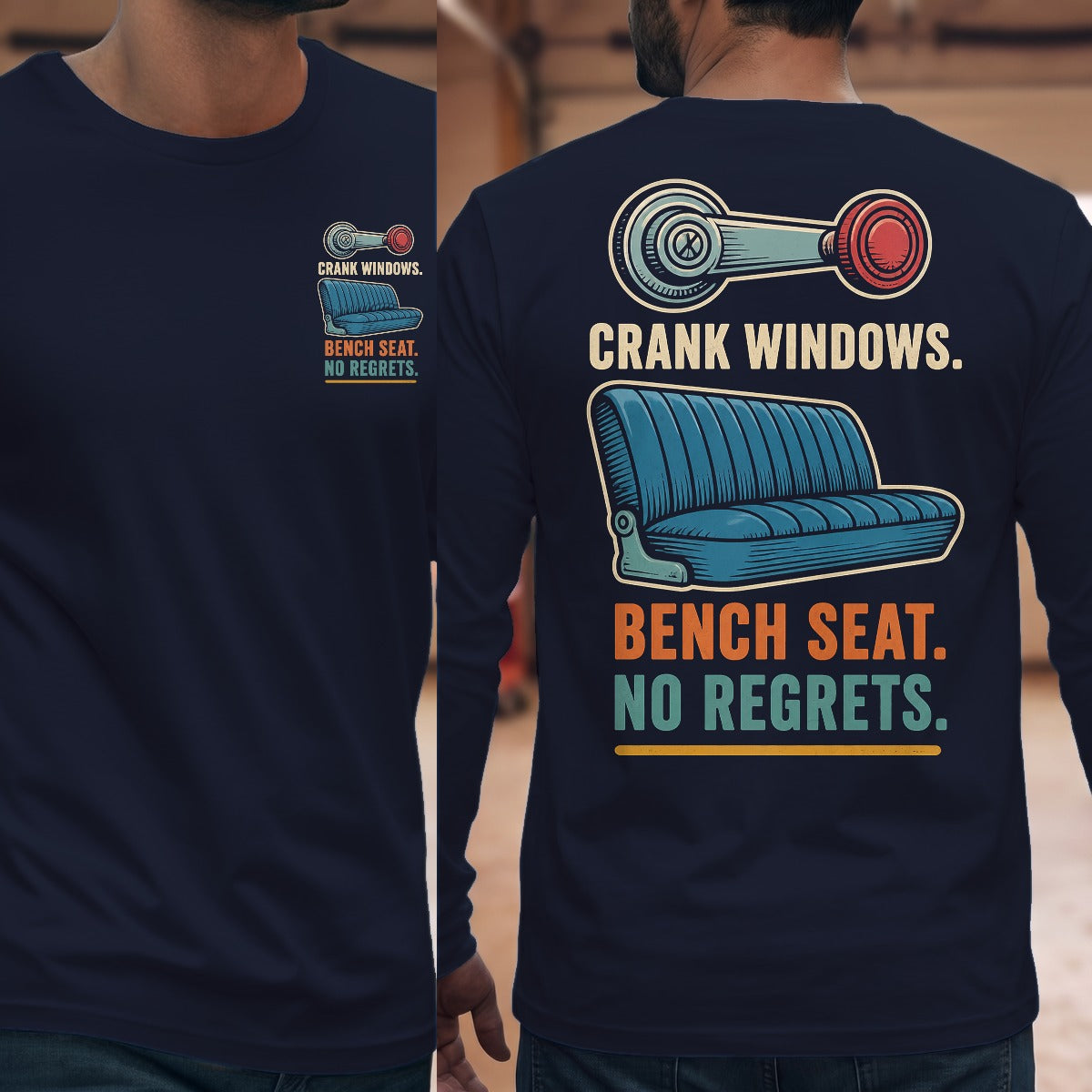 Navy | Front & Back