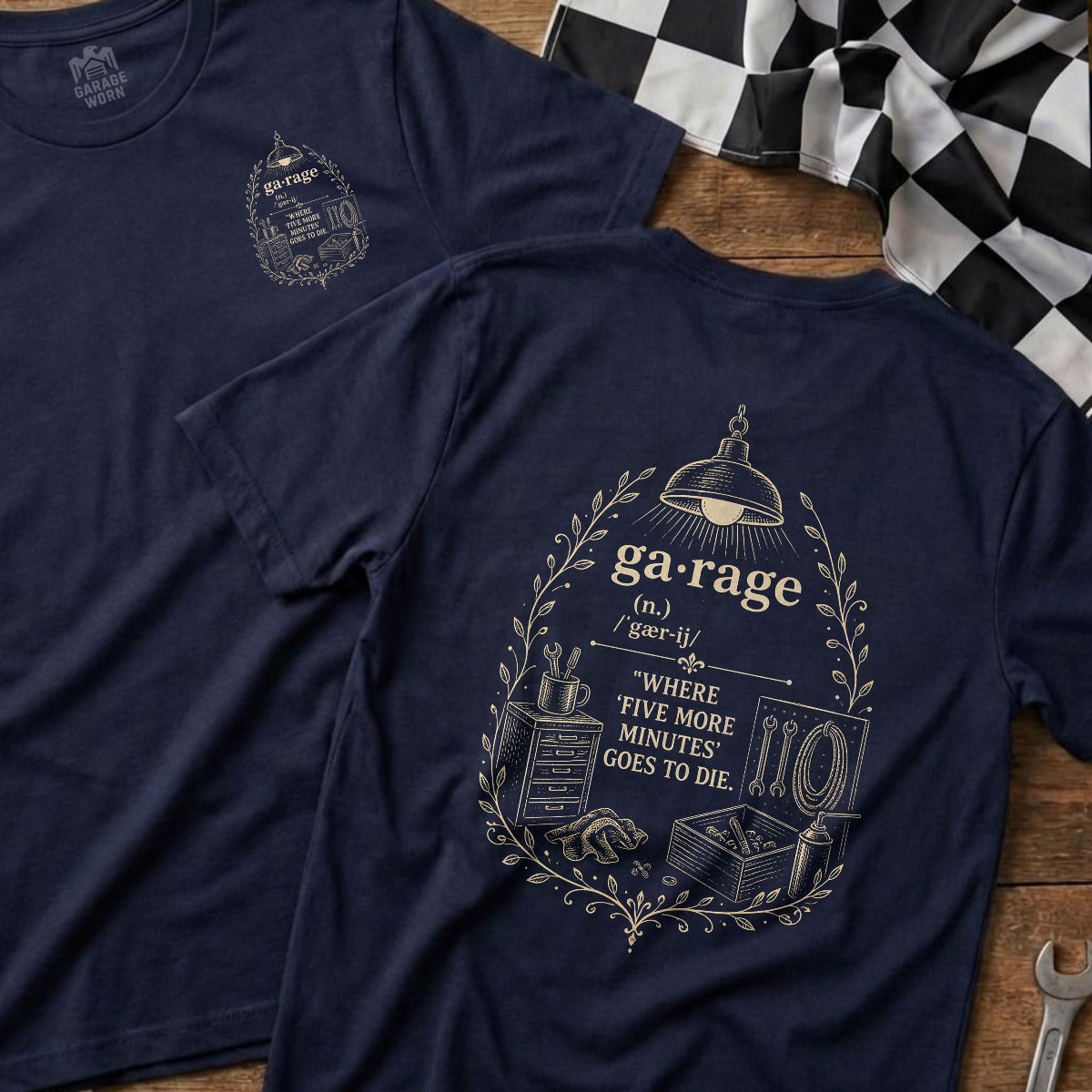 Navy | Front & Back