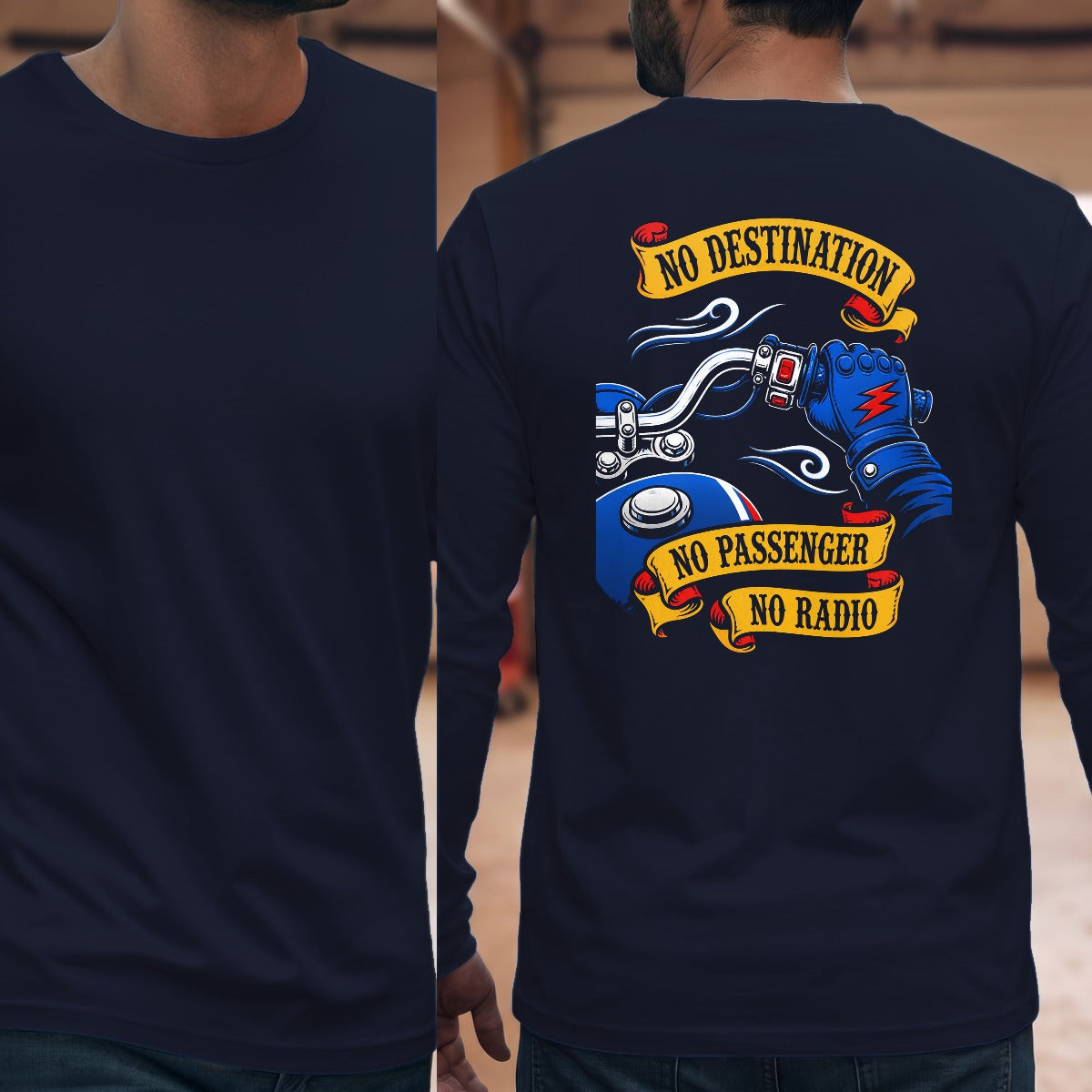 Navy | Full Back