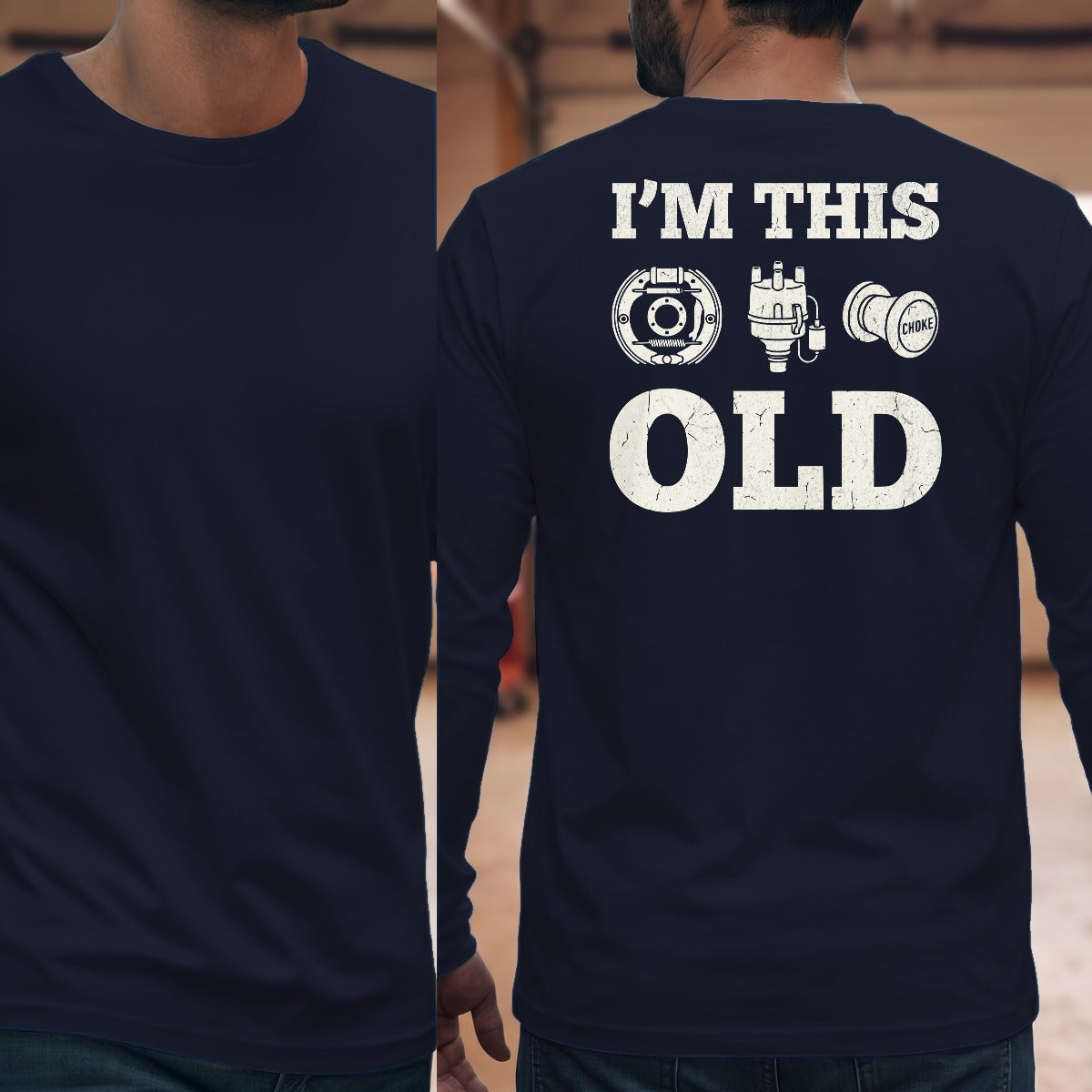 Navy | Full Back