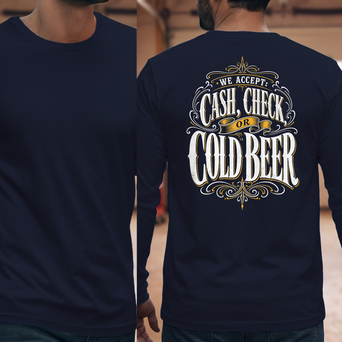 Navy | Full Back