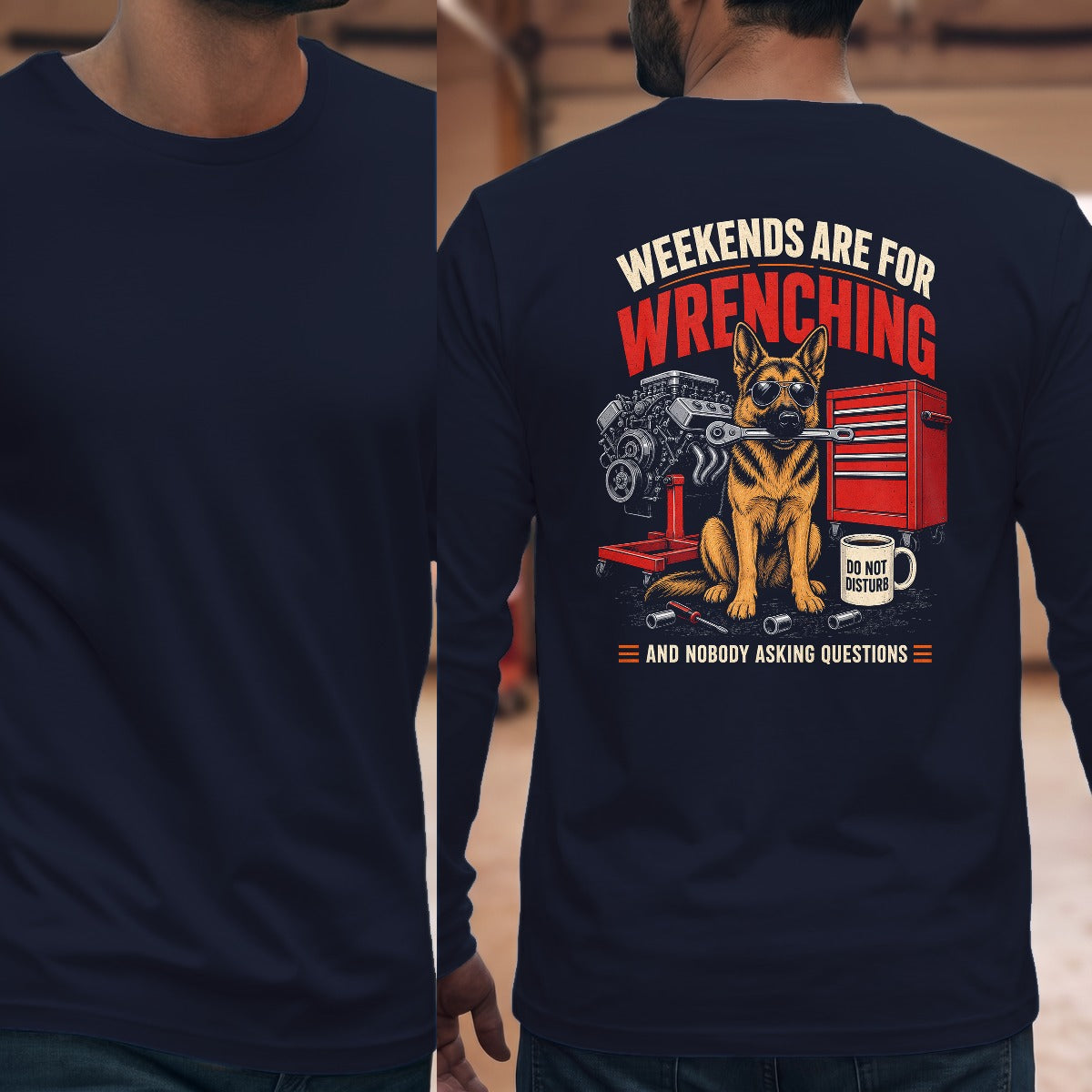 Navy | Full Back
