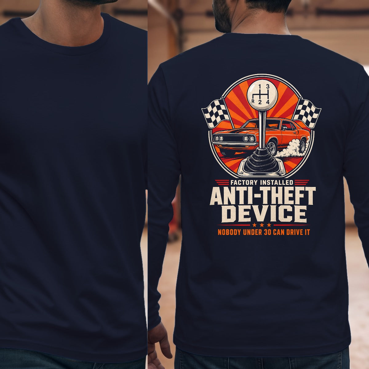Navy | Full Back