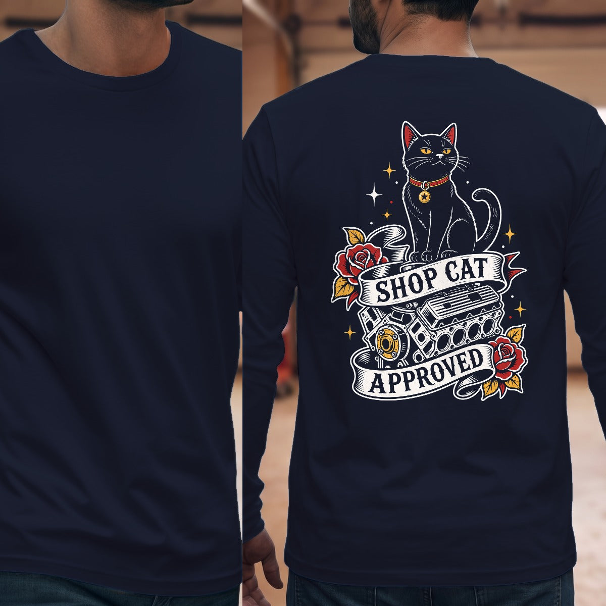 Navy | Full Back