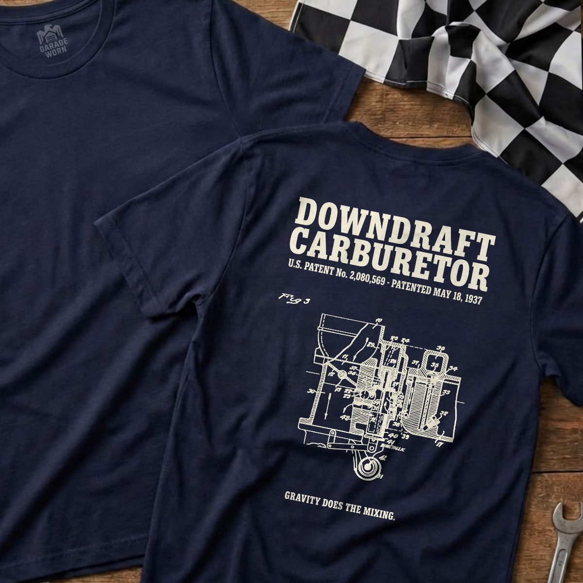 Navy | Full Back