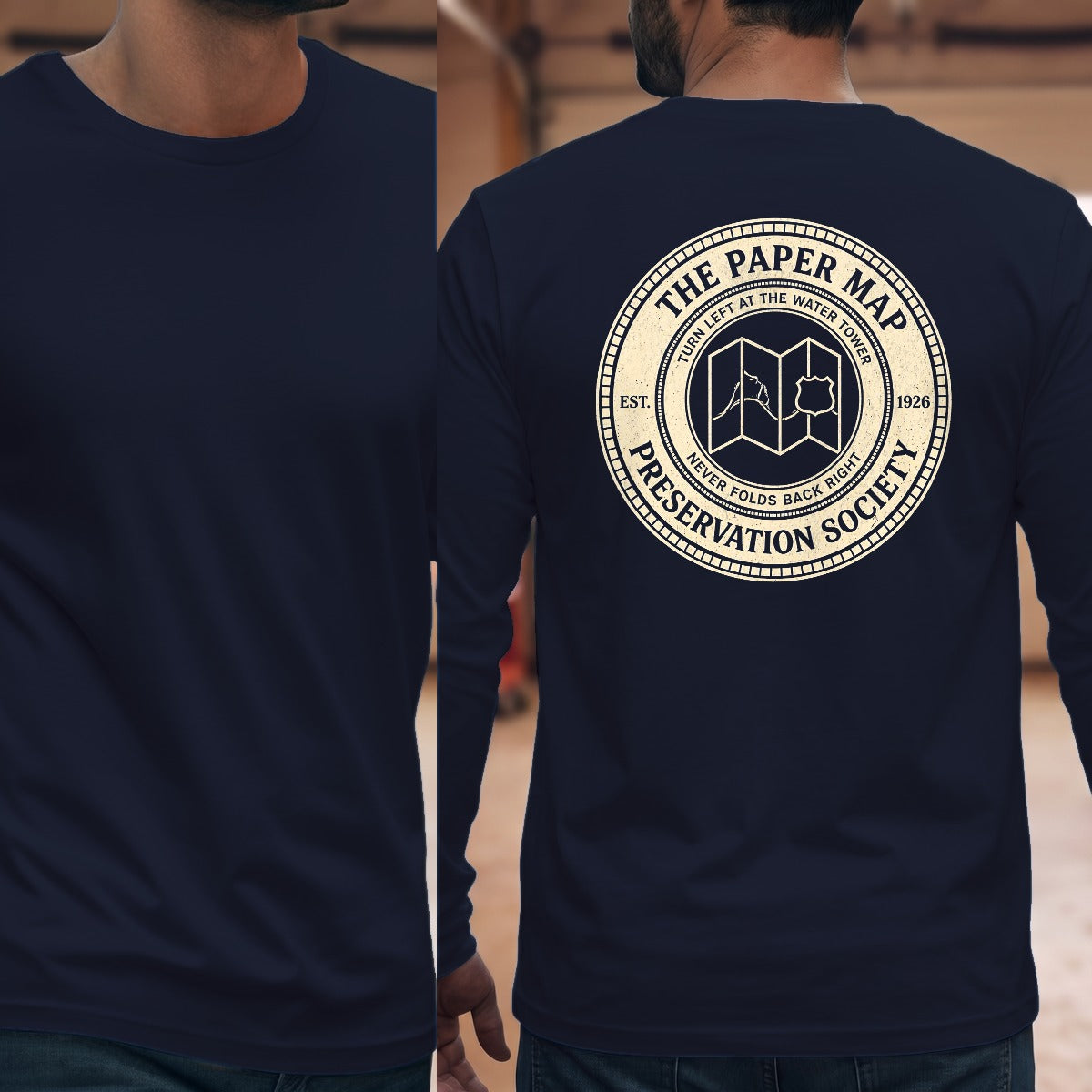 Navy | Full Back