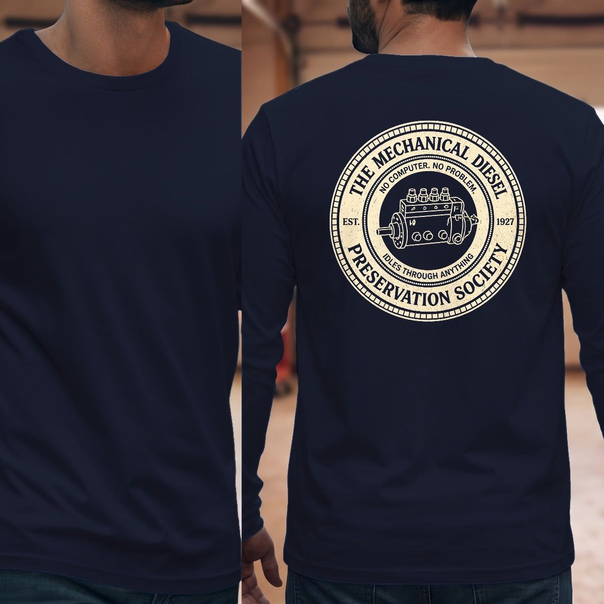 Navy | Full Back
