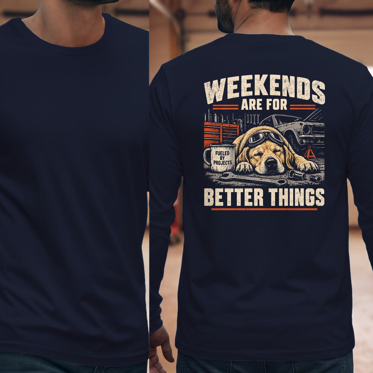Navy | Full Back