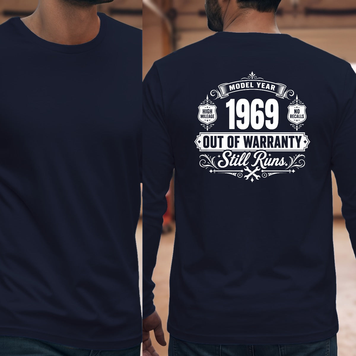 Navy | Full Back