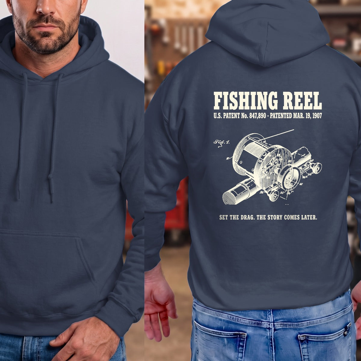 Navy | Full Back