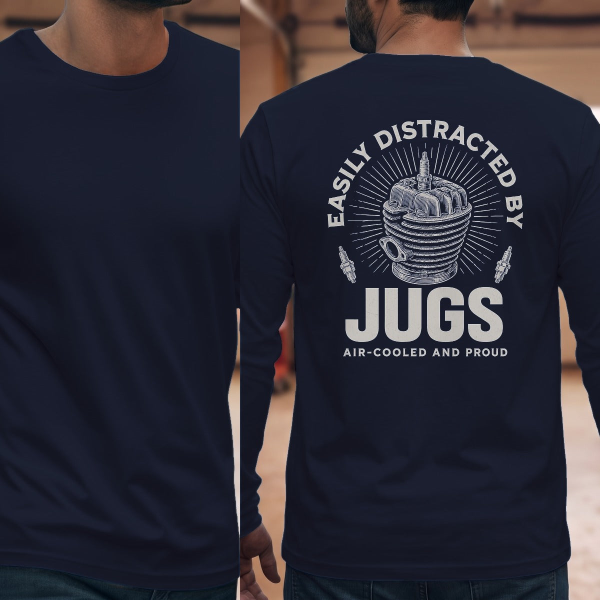 Navy | Full Back
