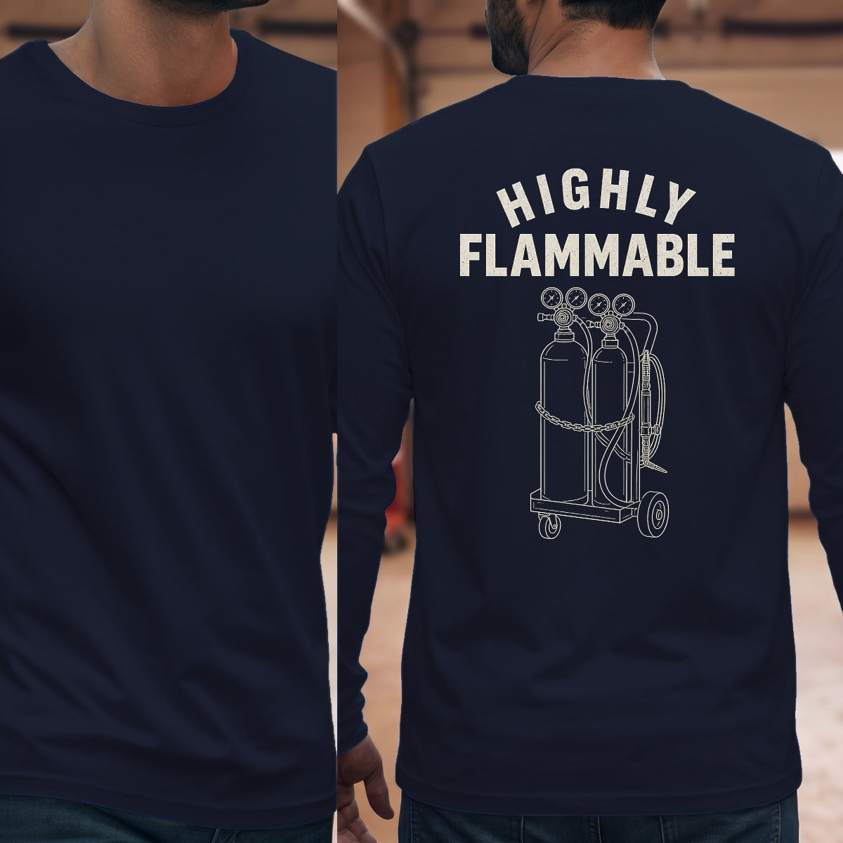 Navy | Full Back