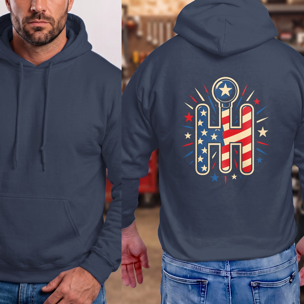 Navy | Full Back