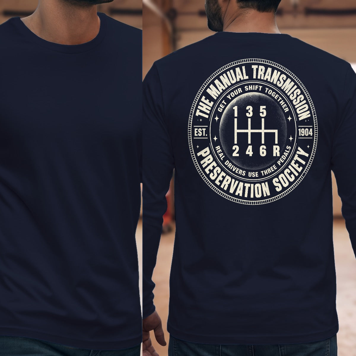 Navy | Full Back