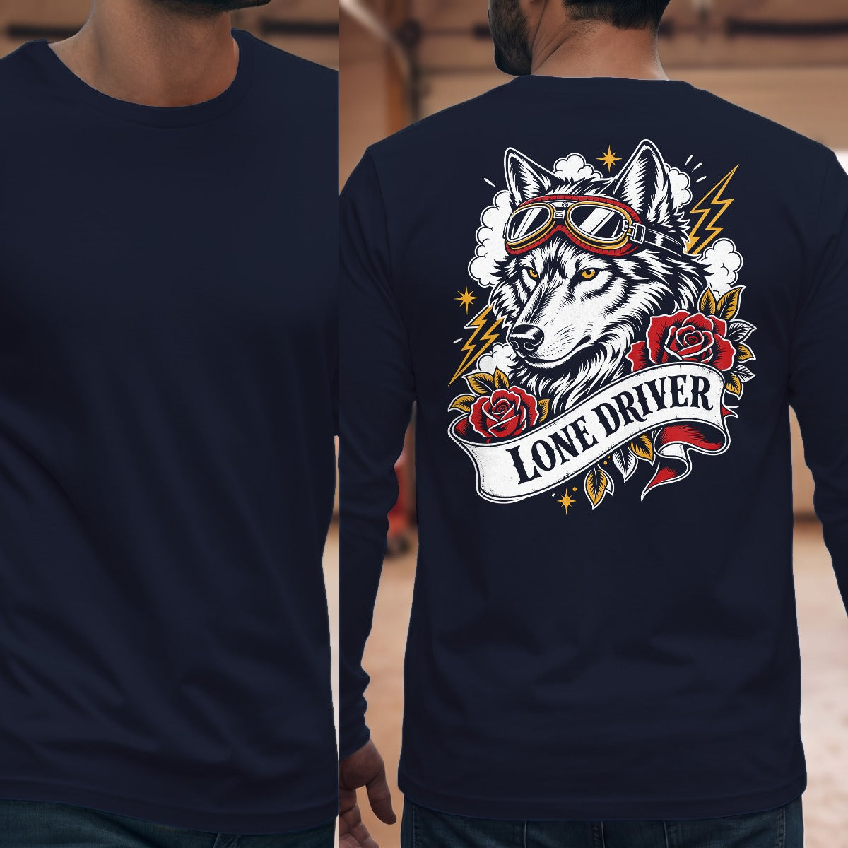 Navy | Full Back