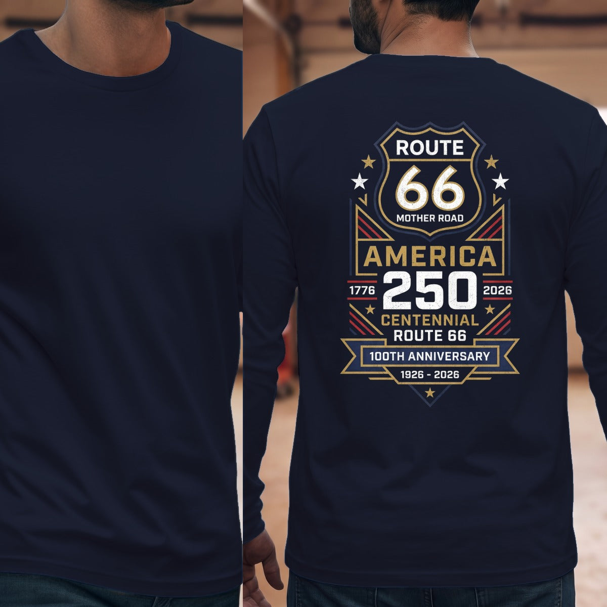 Navy | Full Back