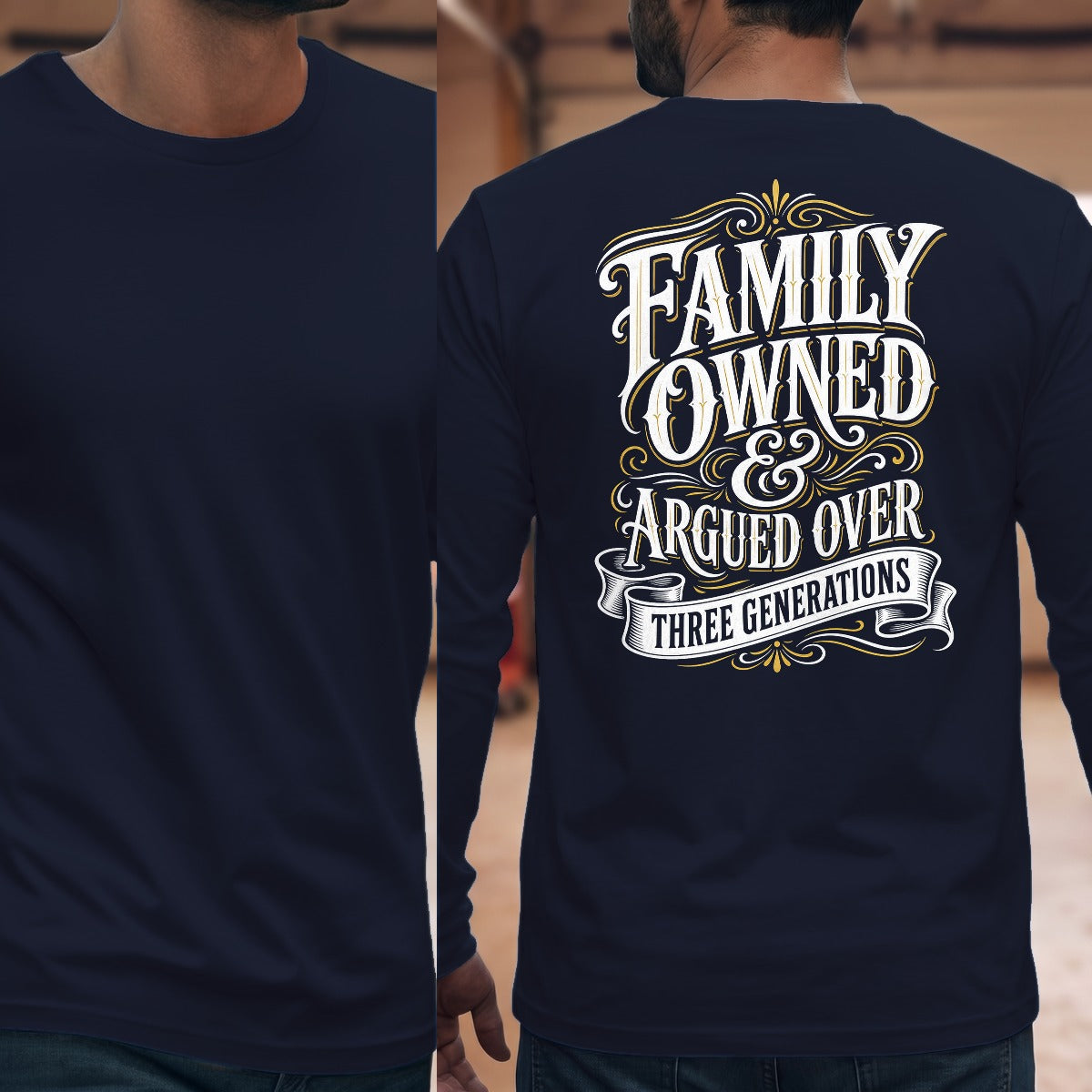 Navy | Full Back