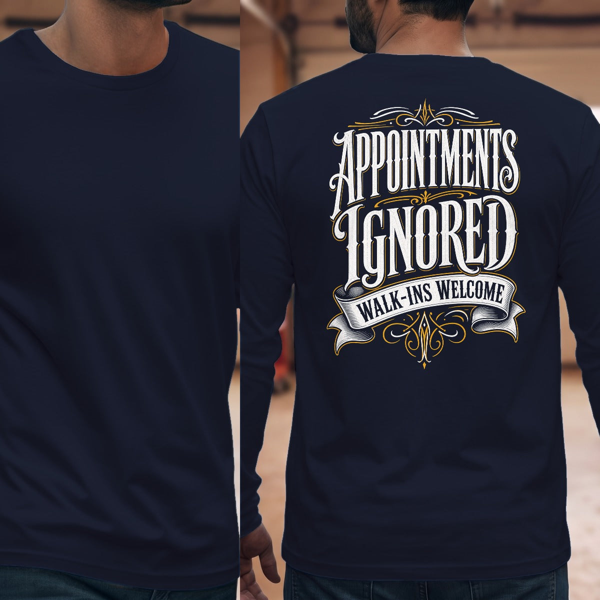 Navy | Full Back