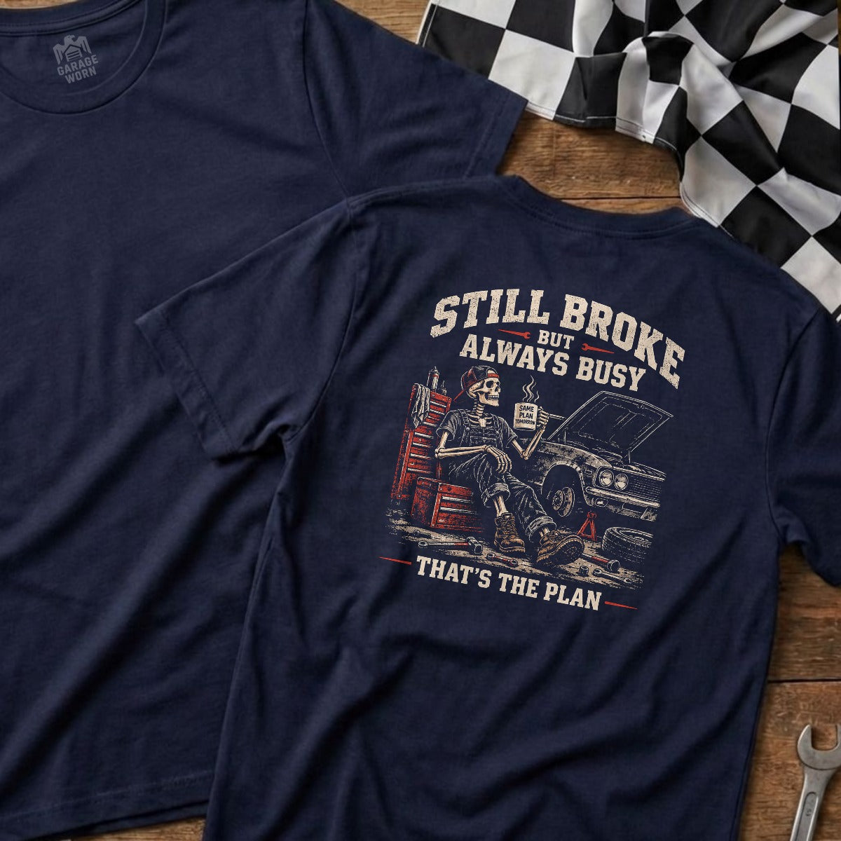 Navy | Full Back