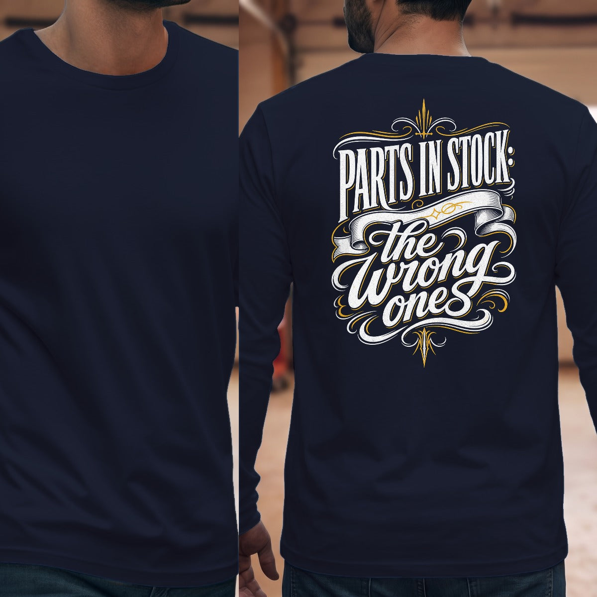 Navy | Full Back