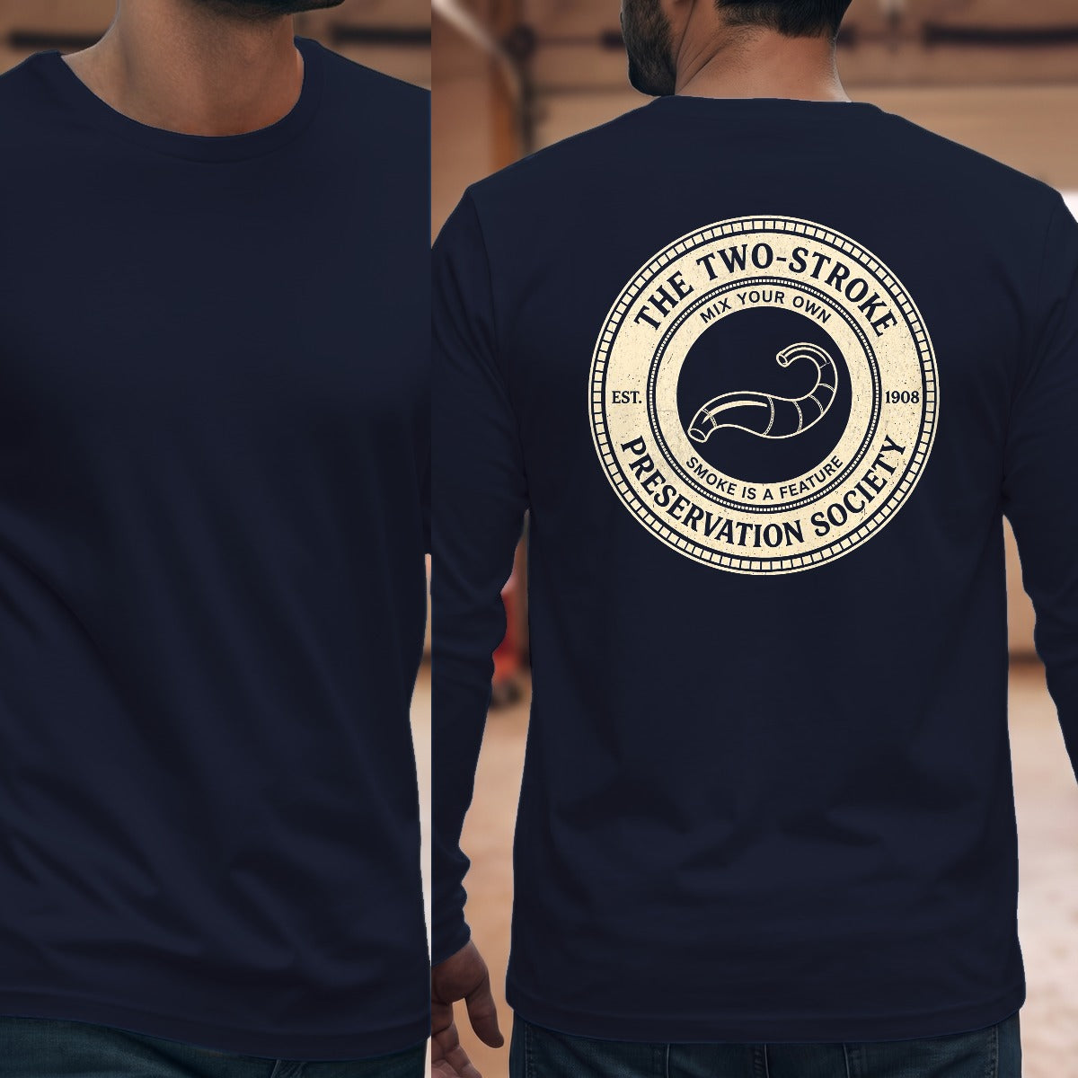 Navy | Full Back