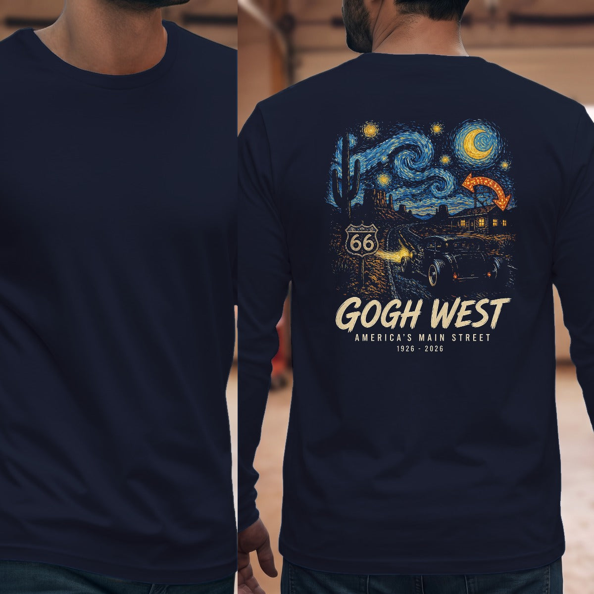 Navy | Full Back