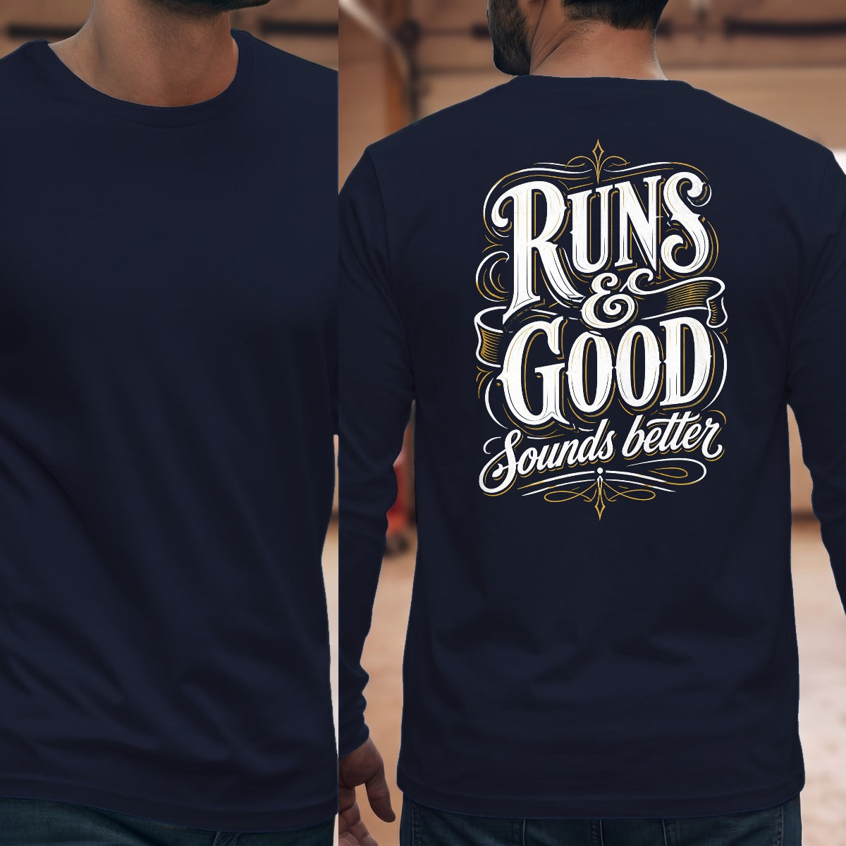 Navy | Full Back