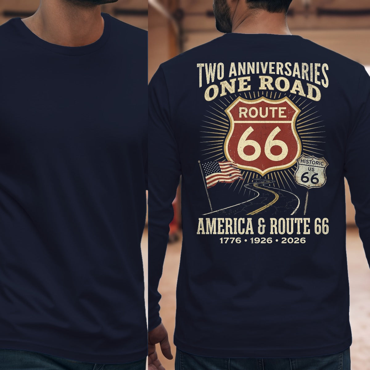 Navy | Full Back