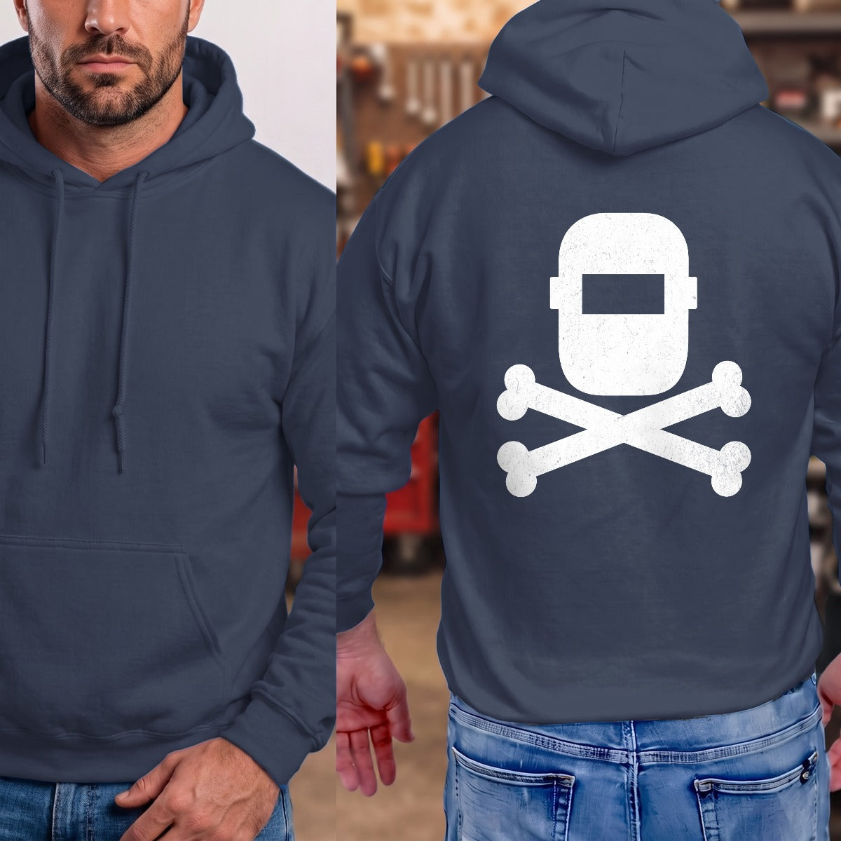 Navy | Full Back