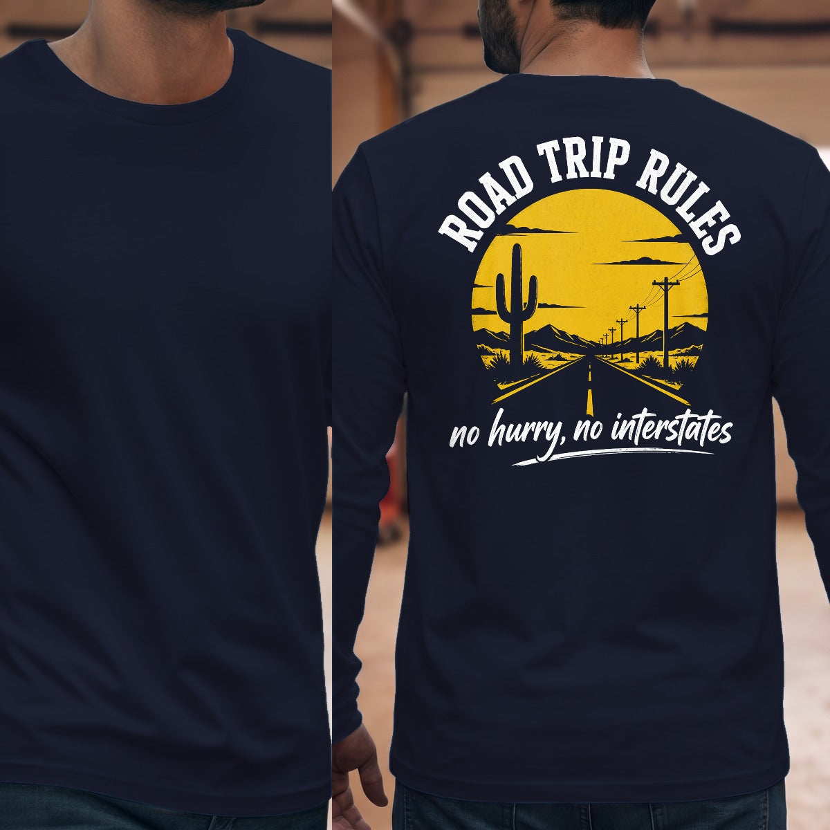 Navy | Full Back