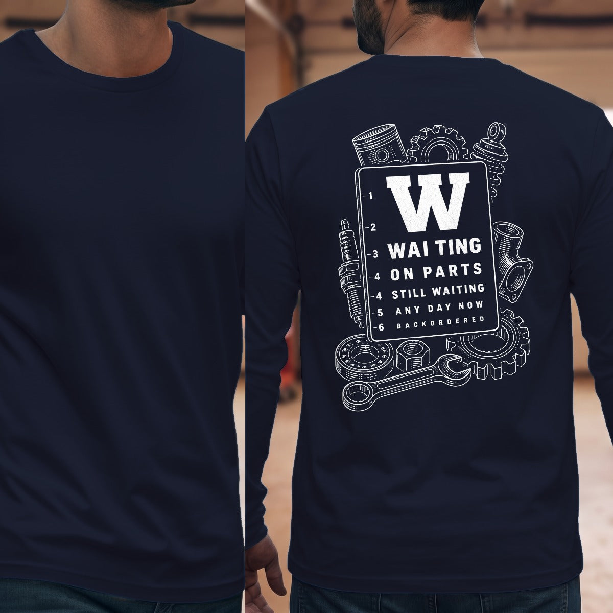 Navy | Full Back