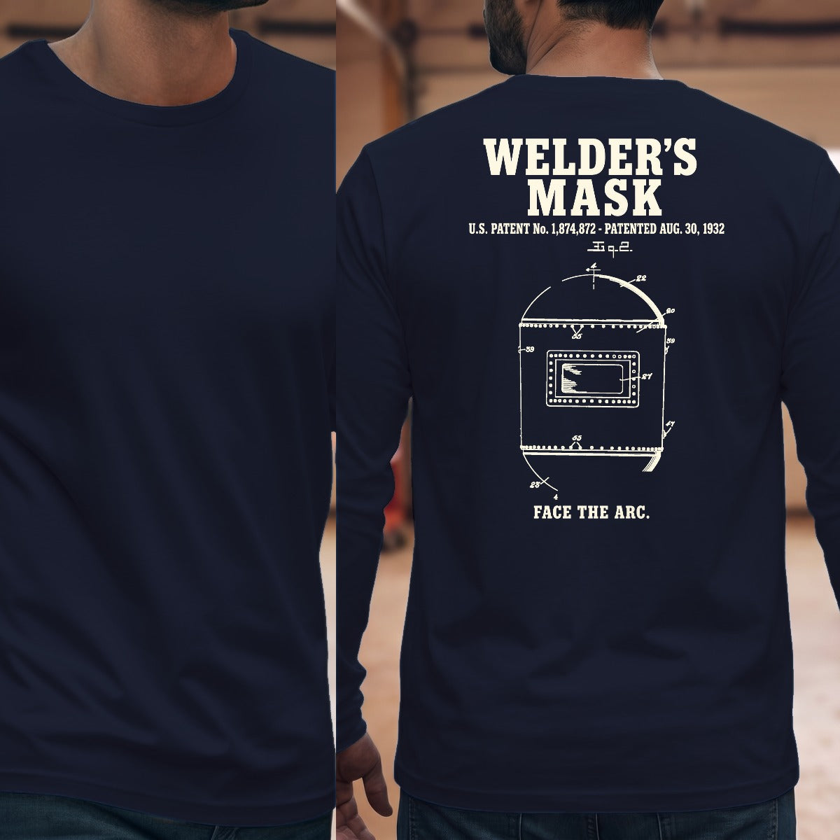 Navy | Full Back