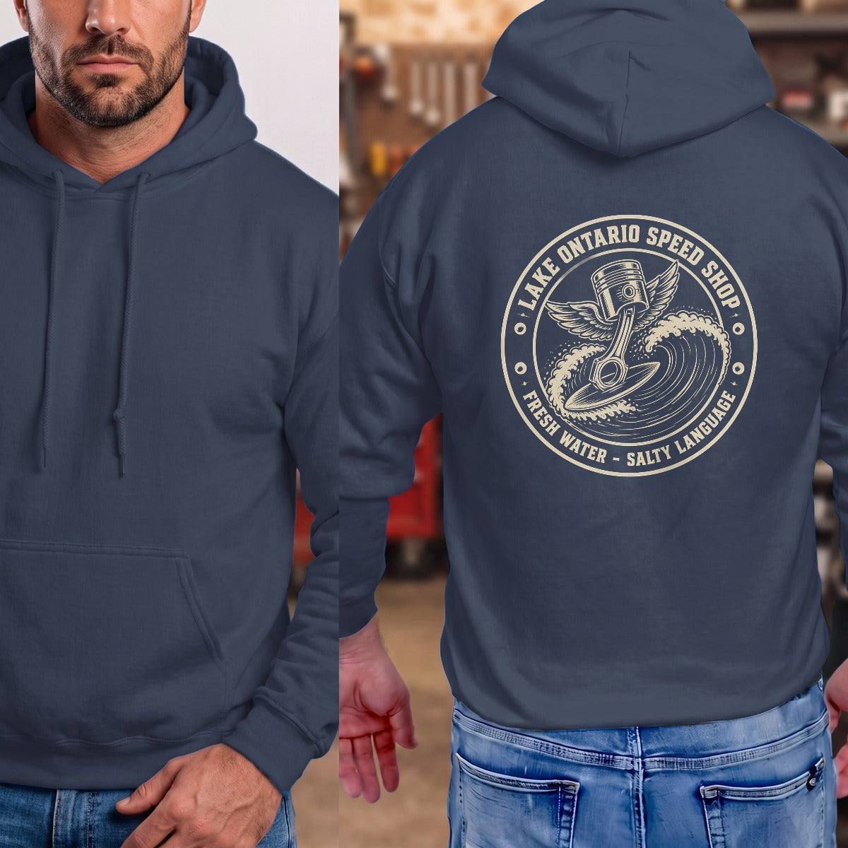 Navy | Full Back